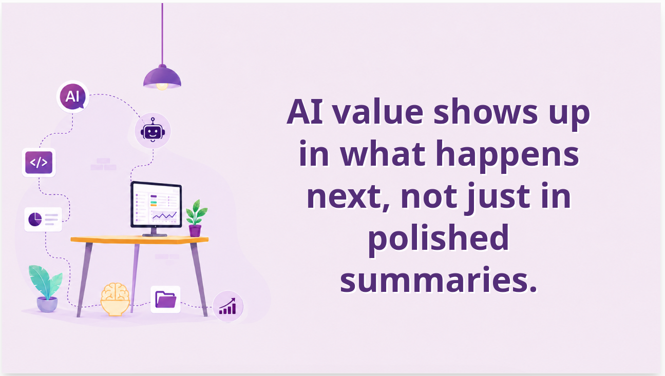 Odoo AI ROI shows up in the quality of the handoff