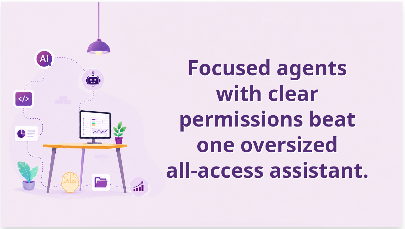 Role-based Odoo AI beats one giant all-access agent