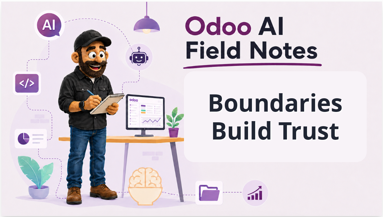 Odoo AI Field Notes: Stop Giving Every Odoo AI Agent Access to Everything